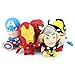 Bleyoum Peluche Jouet 5 Pièces/Ensemble Les Poupées en Peluche Iron Man Spiderman Capitaine en Peluche