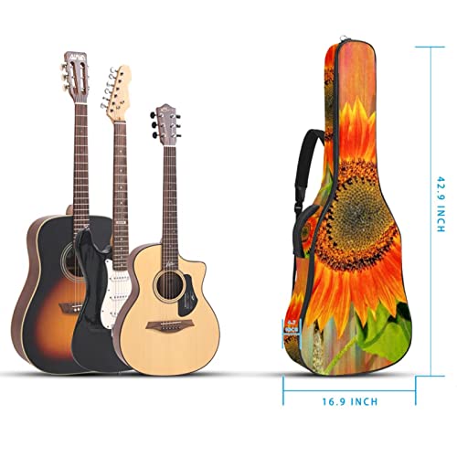 Housse étanche pour guitare acoustique avec double bandoulière et poche Rose pailleté, Multicolore 06, 42.9×16.9×4.7 in… - Les Beatles, Paul McCartney, John Lennon, RIngo Starr, George Harrison Housse étanche pour guitare acoustique avec double bandoulière et poche Rose pailleté, Multicolore 06, 42.9x16.9x4.7 in… – Image 6