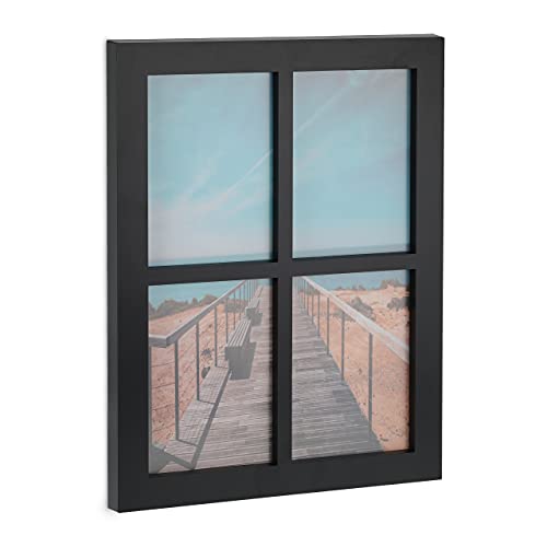 Relaxdays Bilderrahmen, Wandaufhängung, Galerierahmen für 4 Fotos in...