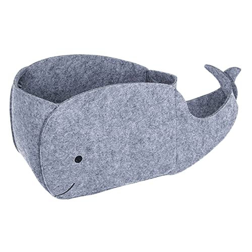 Image of Cabilock 1 Pc felt storage bag felt storage baskets mini storage bins closet storage bins fabric storage containers felt cube organizer portable storage bag desk containers clothes Toy baby