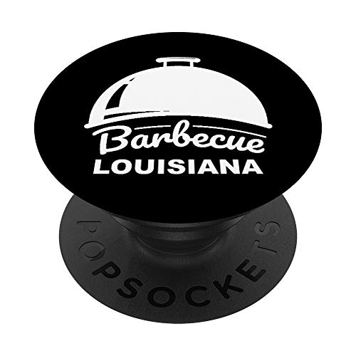 BBQ Grillmaster Louisiana Souvenir Barbecue Grill Gift PopSockets Grip and Stand for Phones and Tablets