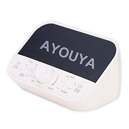 White Noise Machine, Sleep Therapy Noise Maker, Sound Machine for Sleeping with 28 Soothing Sounds & 4 Sleep Timer Dual Speaker Headphone Jack for Baby Adult Traveler