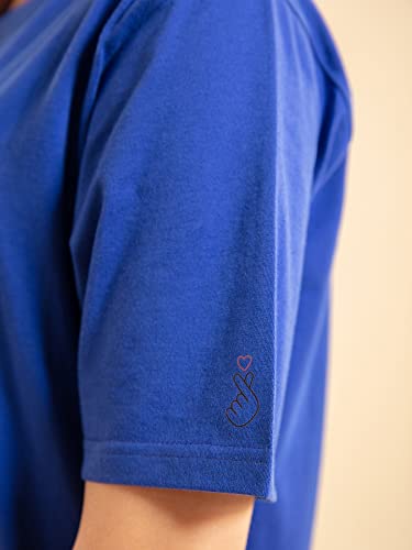 Image of NYKD All Day Heart On My Sleeve Dress - Knee Length, Short Sleeves, NYLE102