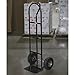 Ironton Steel Pneumatic Hand Truck Dolly - 600-Lb. Capacity, 10in. Tires, Powder-Coat Finish