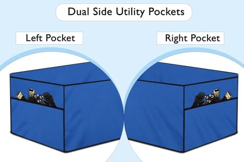Image of The Furnishing Tree Polyester Waterproof & Dustproof Printer Cover - Compatible with Ink Tank Brother HL-T4000DW Printers, Royal Blue , Dimensions in DxWxH - ( 48x58x30 CM)
