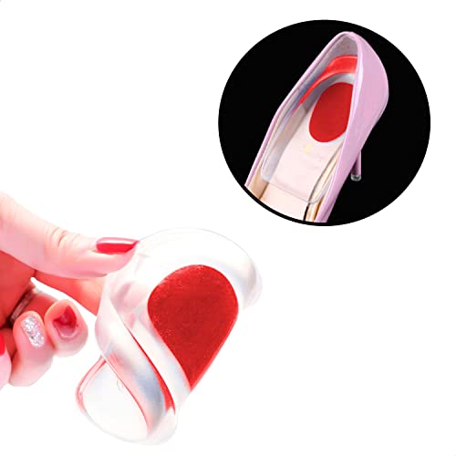 Palmilhas Ortopédicas Silicone Gel Hidratante Massageadoras Protetoras de Calcanhar Calçado Sapato C