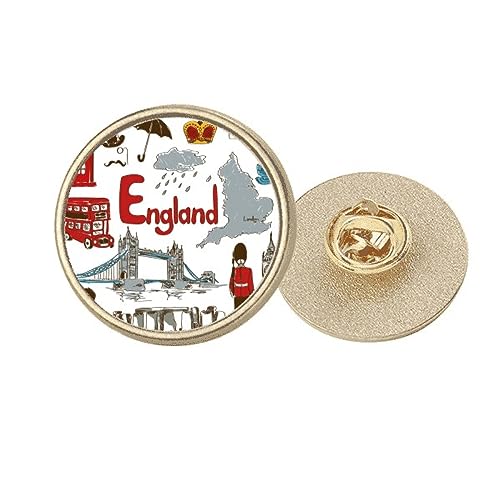 Broche Angleterre drapeau national pour match de rugby et célébrations