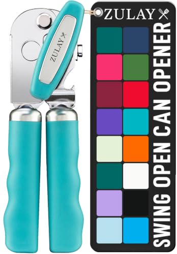 Image of Zulay Kitchen Stainless Steel Swing Open Manual Can Opener Comfortable Grip