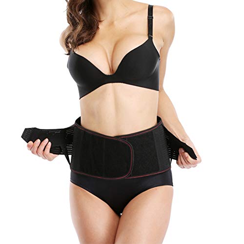 WCX Cintura de Soporte Cinturón Corrector de Postura Faja Lumbar para el Alivio del Dolor...