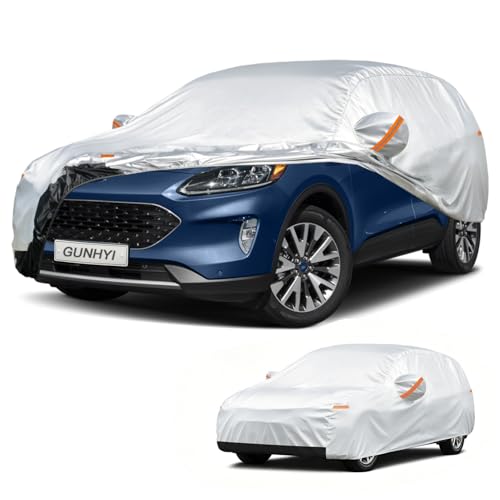 Image of GUNHYI Car Cover Custom Fit Ford Escape (2008-2026) Waterproof for Automobiles, Oxford Sun Rain Dust Snow Protection (Ships from US Warehouse, Delivery 3-8 Days)