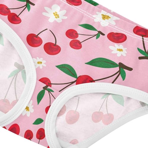 Cherry Flowers Floral Pink Toddler Girls's Underwear 2T 23018754