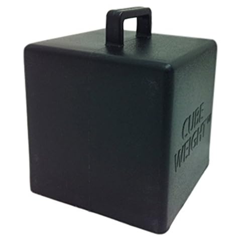 Creative Balloons Cube Weight Balloon, Black Cover
