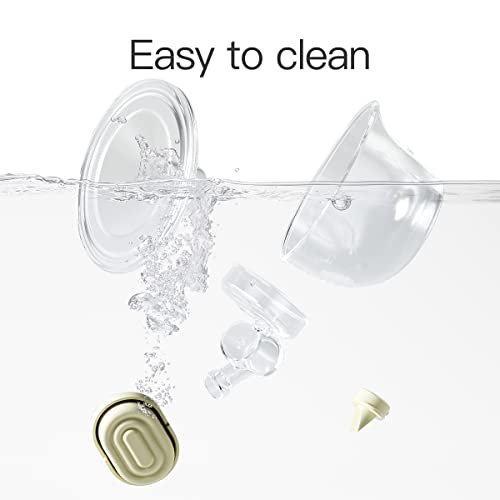Phanpy Wearable Breast Pump Milk Collector Cup, New Cup Parts, Original Phanpy Breast Pump Replacement Accessories, 24 mm Flange and 20mm Insert Included, 15 oz / 420 ml, 2 Piece - Image 4