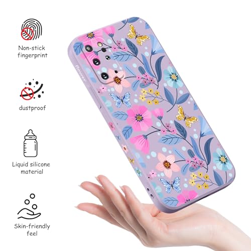 Coque Samsung S20 Plus fleur violette fine motif créatif - 4