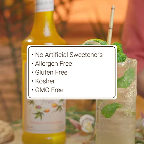 image for Monin - Passion Fruit Syrup, Sweet Tropical Flavors, Great for Teas, S
