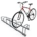 VOUNOT® Soporte para Aparcar 6 Bicicletas, Aparcamiento, Estacionamiento para Bicis, Suelo y Pared, Montaje, Interior y Exterior