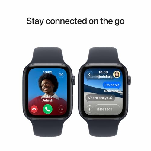 Apple Store Apple Watch SE 3 GPS 44mm Midnight Aluminium Navy Blue - Image 7