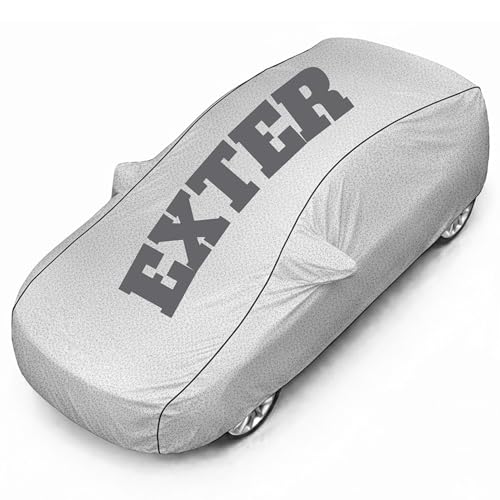 Image of Superior Grade Quality Exter Cover (All Variants) Car Body Cover - 100% Waterproof Custom Fit with Mirror Pockets | Triple-Stitched Elastic Design, Heat Reflective, Anti-Dust, All-Weather