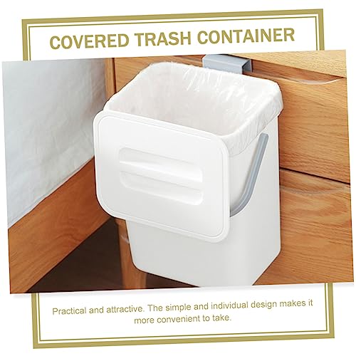 Caneca de basura rectangular colgante para cocina miniatura 3