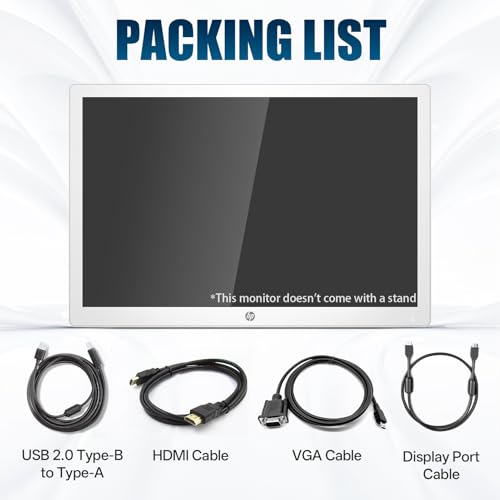 Image of HP Healthcare Edition HC241P 24 inch Clinical Review Monitor Without Stand, DICOM Calibration for Clinical Review and Accurate Diagnosis Display，HDMI /DP /VGA /USB 2.0 Type-B to Type-A Cables