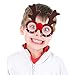 CCINEE 6pcs Merry Christmas Glasses Frames, Xmas Costume Eyeglasses without Lenses for Kids Christmas Party Favor Supplies