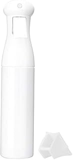 Mist Sprayer Bottle, 360 Degree Bottle Sprayer With 0.3mm Superfine Water Spout, 250ml Fine Mist Sprayer Bottle Salon Helper, Suitable For Haircut, Misting House Plant 360 mist sprayer(White)