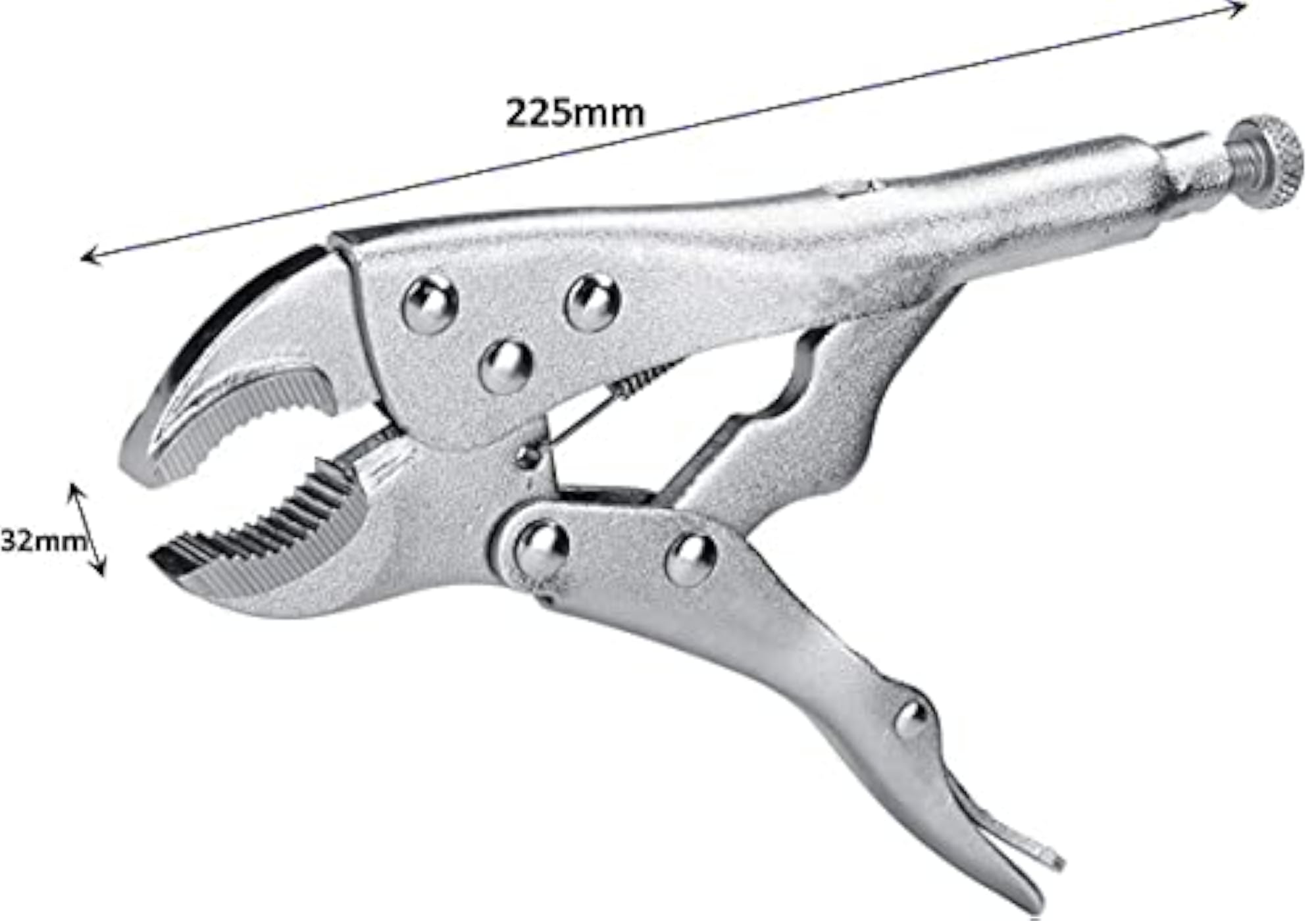 10 Inch Vice Grip Locking Pliers Round Nose Locking Plier Tool