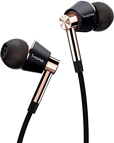 1More E1001-GOLD - Triplo Driver in Ear Headphones S-m-l-xl Oro