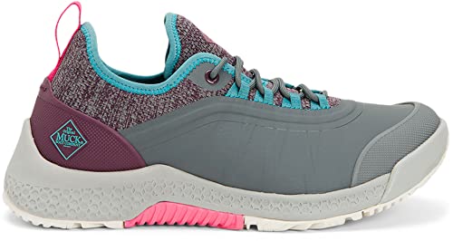 Muck Oslw104W12 Women's Outscape Lace Up Dark Gray/Teal/Pink 12 Womens #TOP6