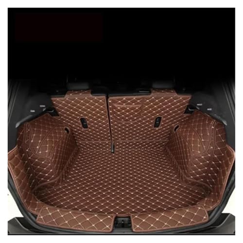 Tapis de coffre en cuir pour Nissan Kicks voyage famille et transport chien couleur café