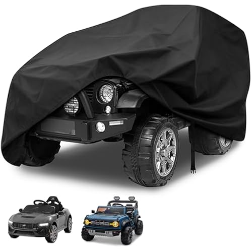 Kids Ride-On Toy Car Cover, Kids Electric Car Cover, 52” x 28” x 24”