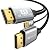 Active HDMI to DisplayPort Cable (4K 60Hz,1080p@120Hz) 6FT Uni-Directional HDMI Source to DP Monitor Adapter Display Port Cord Compatible with PC,Laptop,AMD,NVIDIA,PS5,Xbox