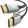 Active HDMI to DisplayPort Cable (4K 60Hz,1080p@120Hz) 6FT Uni-Directional HDMI Source to DP Monitor Adapter Display Port Cord Compatible with PC,Laptop,AMD,NVIDIA,PS5,Xbox