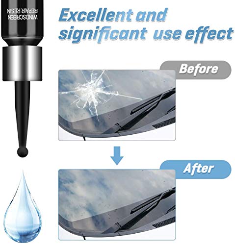 image for CHARMINER Automotive Glass Nano Repair Fluid Kit, 2pcs Car Windshield 