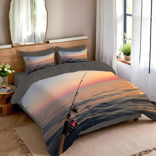 Housse de couette 200x200 sans bouton parure lit zippée microfibre - 3