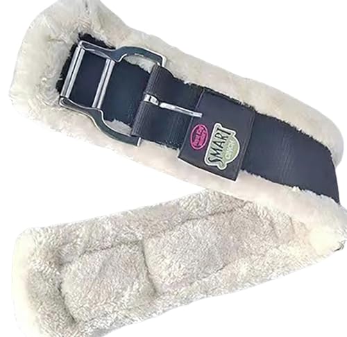 XUZHID Wear Belt?Horses Fleece Girth Fleece Western Cinches Breathable Horse Cinches Girth Heavy Duty Saddles Accessories for Training