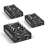  Pack Lot de 3 Tables de mixages 2 canaux 3 entrées IBIZA SOUND MIX500