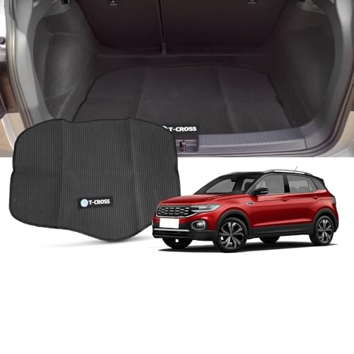 Tapete Porta Malas para T-Cross 2019 a 2025 Protetor de Borracha Impermeável