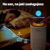 Coway Oczyszczacz Powietrza HEPA do Sypialni, CADR 120 m³/h, Usuwa 99,999% cząstek do 0,01 µm, Tryb Cichy 18,4 dB, Alergia, Kurz, Pyłki, Dym, Sierść, Zapachy, Pleśń – Airmega 50