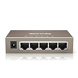 5 Puertos Rj45 con protección contra rayos 6KV de 10/100/1000 Mbps con negociación automática (MDI/MDIX)