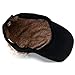 JBZ Custom Personalized Embroider Novelty Hair Visor Cap with Men Peaked Wig Adjustable Hat with Hair Add Text Dad Gifts
