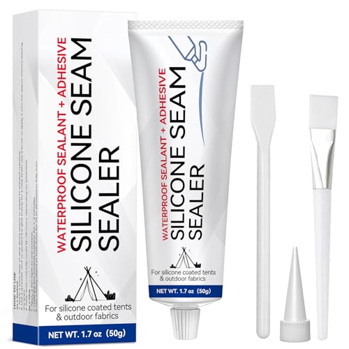Tent Seam Sealer Waterproof, High Strength Seam Sealer, Tent Repair Kit, Flexible Sealant Adhesive...