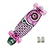 Produktbild DUBAOBAO Mini Cruiser Männer und Frauen General Street Skateboard, 5 Farben optional, Geschenkwarnleuchten, 7 Schichten Ahorn-Planken + Magnesium Aluminiumlegierung Klammer, 27"Zoll,5