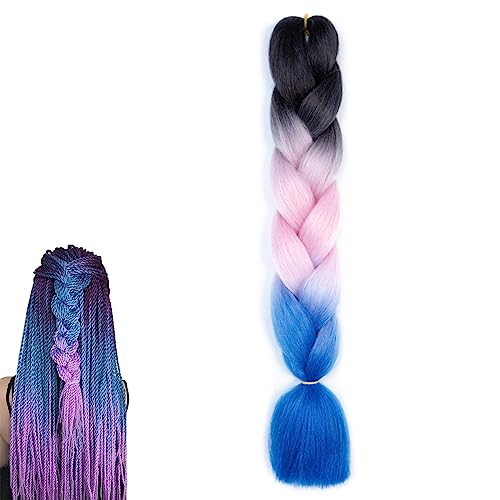 prinfantasy Braid Hair Extensions for Braiding Crochet Twist Hair GBBZ090, 24 inch