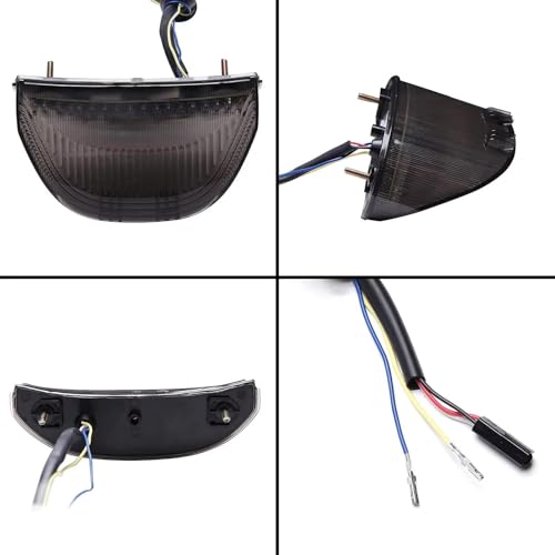 Clignotants moto feu stop arrière avec indicateurs LED intégrés