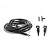 Front Windshield Washer Nozzles Kit for Chrysler, Dodge, Jeep, Ram - Replaces OEM # 4805742AB Washer Jet and Fluid Hose with Connector