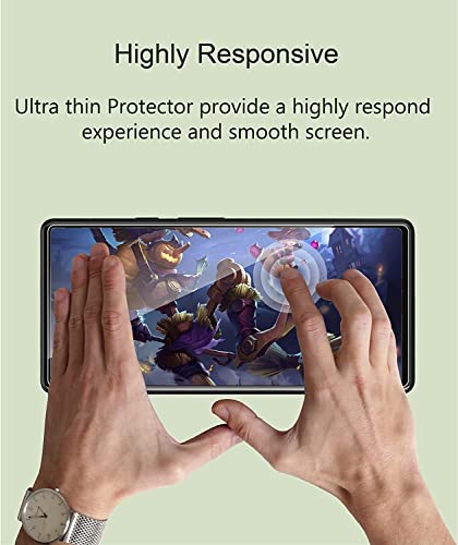 Jcjcly【3 +2 Pack】For Google Pixel 6 Screen Protector 【3 Pack】 + Camera Lens Protector 【2 Pack】 Tempered Glass Film Has 9H Anti-Scratch Hardness Edge Full Coverage Lcd Phone Film #TOP6