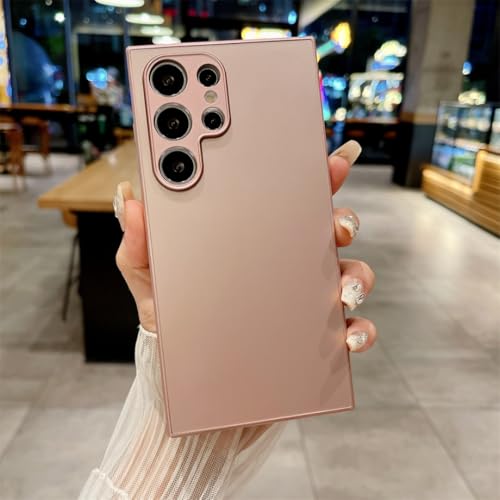 Coque Samsung S20 Ultra rigide mate en or rose au design de luxe
