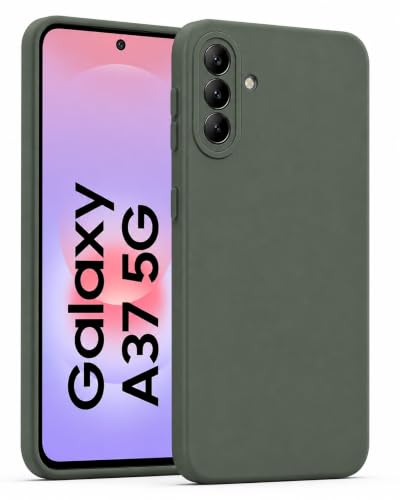 Image of ArmourPro Soft Silicone Back Cover for Samsung Galaxy A37 | Green