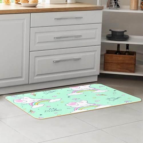 Alfombra de cocina para cuarto de lavado VAPOKF juego decorativo de elefantes 7